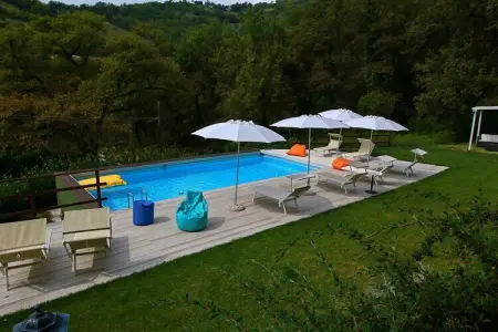 Casa Argento, Villa spacieuse à Fabriano avec piscine - Photo 11