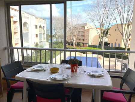 Appartement à Cap d'Agde, Appt 2 pièces avec parking, piscine, 4 couchages, Cap d'Agde - L1076400
