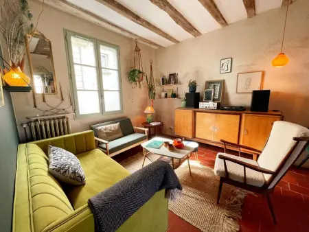 Gite à Candes Saint Martin, Gîte XIXè de charme à Candes-St-Martin avec jardin clos - L1076403