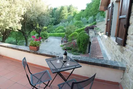 Villa Stia, Villa à Casentino avec piscine et vue sur château - Photo 1
