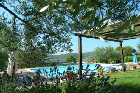 La Terrazza, Ferme en Ombrie près du Palazzo Bourbon - Photo 8