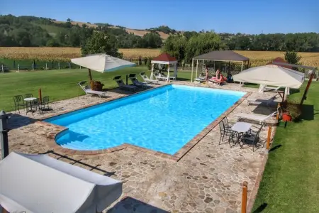 Casa Visietto, Appartement à Todi avec piscine et jardin - Photo 5