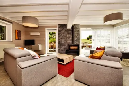 Dinez, Maison de vacances moderne avec sauna pour familles à Houffalize en Belgique - Photo 12