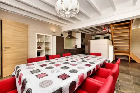 Dinez, Maison de vacances moderne avec sauna pour familles à Houffalize en Belgique - Photo 15