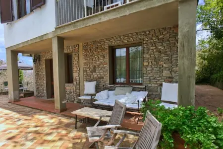 Sassetta Castagno, Retraite avec piscine et spa à flanc de colline - Photo 23