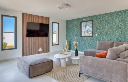 Maison piscine 150m de la mer, Maison 10 personnes à Saint Germain sur Ay - Photo 2