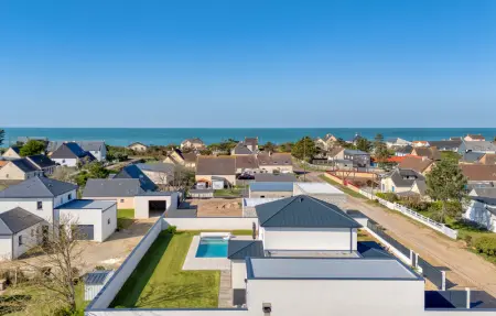 Maison piscine 150m de la mer, Maison 10 personnes à Saint Germain sur Ay - Photo 11