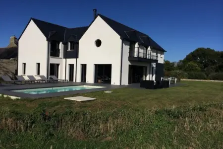 Maison de Vacances - Riantec, Maison de vacances moderne avec piscine privée - Photo 1