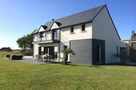 Maison de Vacances - Riantec, Maison de vacances moderne avec piscine privée - Photo 3