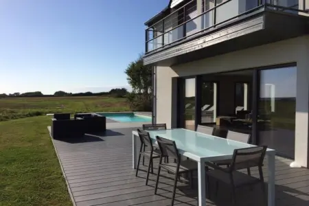 Maison de Vacances - Riantec, Maison de vacances moderne avec piscine privée - Photo 4