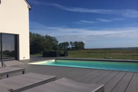 Maison de Vacances - Riantec, Maison de vacances moderne avec piscine privée - Photo 5