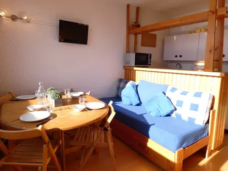 Studio 4 pers. avec balcon au sud, à Piau-Engaly, cuisine équipée et accès direct aux pistes - Photo 4