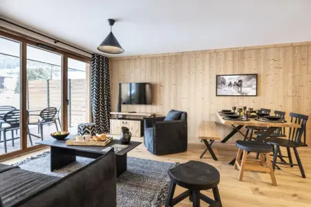 CHAPELLE DABONDANCE Le Flocon Blanc A38S, Appartement 8 personnes à La Chapelle dabondance - Photo 2