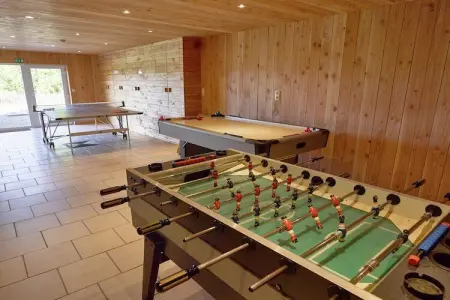 The Wood-Stone Cottage, Chalet cosy à Stoumont avec piscine intérieure et hammam - Photo 26