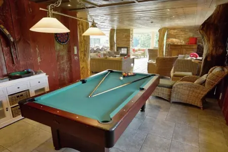 The Wood-Stone Cottage, Chalet cosy à Stoumont avec piscine intérieure et hammam - Photo 27