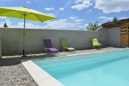 Maison de vacances -Pradons, Maison de vacances moderne avec piscine chauffée - Photo 7