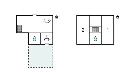 Holiday home on a vineyard, Maison 5 personnes à Savigné - Photo 22