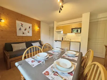 Appartement cosy à Flumet avec parking et piscine - Photo 4