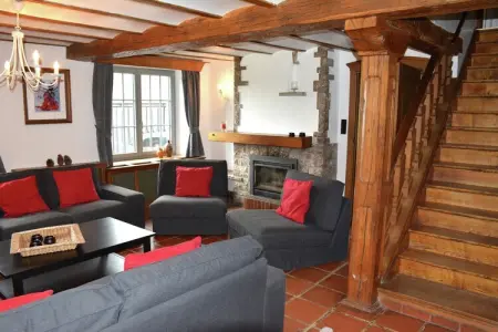 Le Moulin d'Halconreux, Ferme vintage avec jardin et terrasse couverte - Photo 13