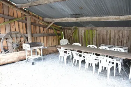 Le Moulin d'Halconreux, Ferme vintage avec jardin et terrasse couverte - Photo 31