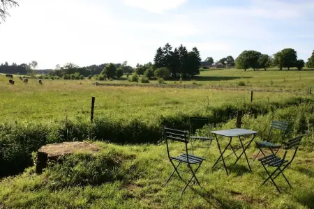 Le Moulin d'Halconreux, Ferme vintage avec jardin et terrasse couverte - Photo 33