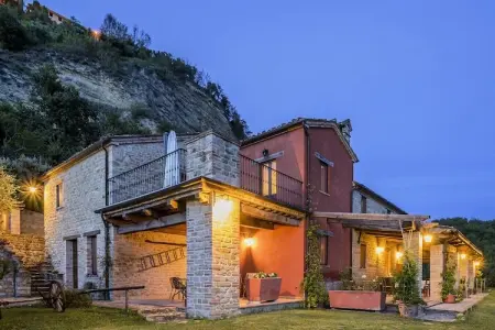 San Martino, Élégante maison en pierre avec piscine - Photo 1