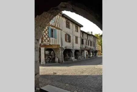 Chalet charmant avec piscine partagée à Eymet, Chalet 2 personnes à Eymet - Photo 7