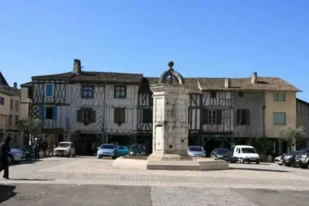 Chalet charmant avec piscine partagée à Eymet, Chalet 2 personnes à Eymet - Photo 10