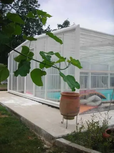 Chalet charmant avec piscine partagée à Eymet, Chalet 2 personnes à Eymet - Photo 12