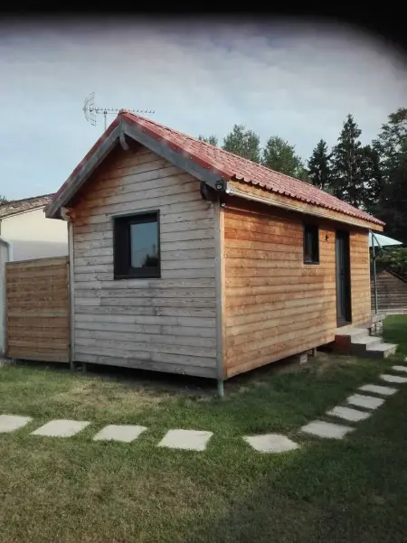 Chalet charmant avec piscine partagée à Eymet, Chalet 2 personnes à Eymet - Photo 20