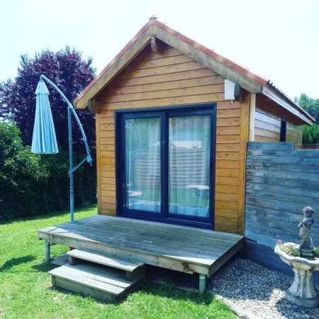 Chalet charmant avec piscine partagée à Eymet, Chalet 2 personnes à Eymet - Photo 22