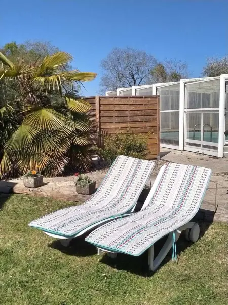 Chalet charmant avec piscine partagée à Eymet, Chalet 2 personnes à Eymet - Photo 25