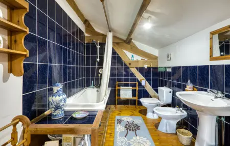 Charmante Maison avec piscine, Maison 11 personnes à Lizant - Photo 38