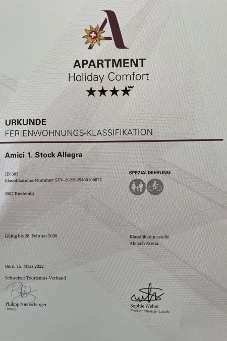 Amici 1. OG West, Appartement 4 personnes à Riederalp - Photo 8