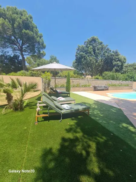 Villa moderne avec piscine à Saint-Siffret, Villa 8 personnes à Saint Siffret - Photo 17