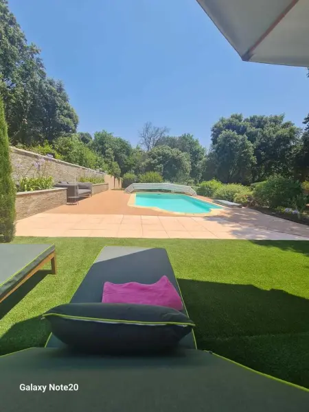 Villa moderne avec piscine à Saint-Siffret, Villa 8 personnes à Saint Siffret - Photo 28