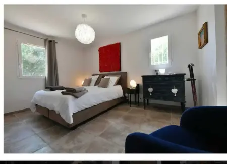 Villa moderne avec piscine à Saint-Siffret, Villa 8 personnes à Saint Siffret - Photo 34