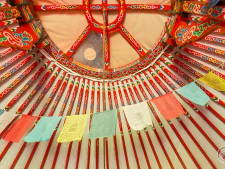 Séjour unique dans une yourte mongole avec vue panoramique - Photo 8