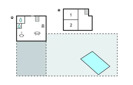 Charmante Maison avec piscine, Maison 5 personnes à Archignac - Photo 39