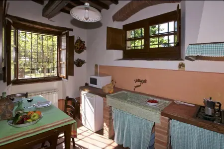 Leccio, Ferme spacieuse avec piscine à Cortona - Photo 13