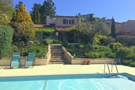 Villa Pasmal, Vues sur le Verdon : Piscine et Terrasse - Photo 5