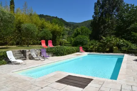 Gite - La Filature, Maison à Ardèche avec Piscine & Jardin - Photo 32