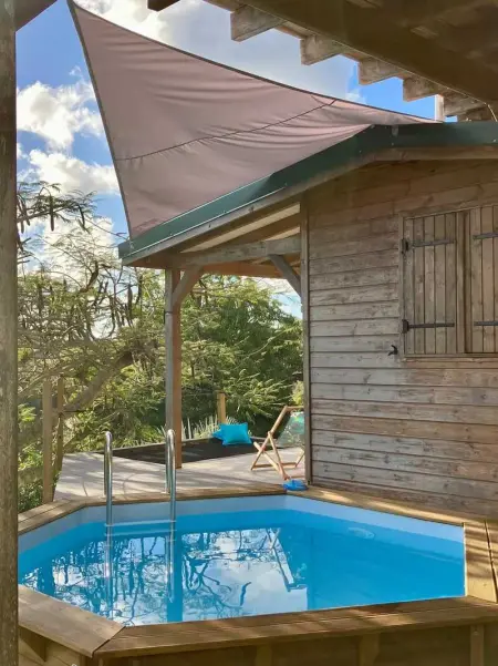 Chalet charmant à Le Gosier avec piscine privée - Photo 2