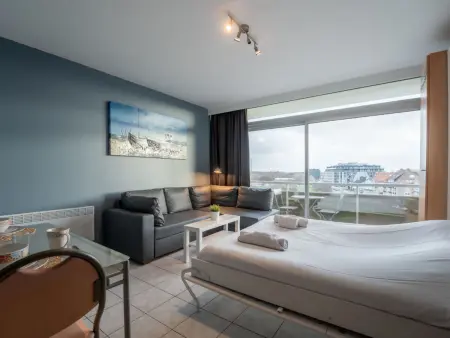 Studio 502 with parking, Appartement 2 personnes à Bredene - Photo 1