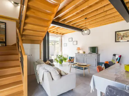 Charmante maison avec terrasse à Bretteville, Gite 4 personnes à Bretteville - Photo 9