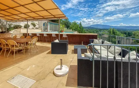 Maison avec piscine privée, Maison 12 personnes à Vaison la Romaine - Photo 7