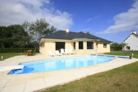 L'Hortensia, Villa moderne avec piscine privée à Plestin-les-Grèves - Photo 4