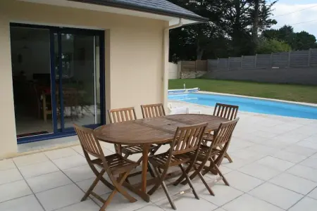 L'Hortensia, Villa moderne avec piscine privée à Plestin-les-Grèves - Photo 19