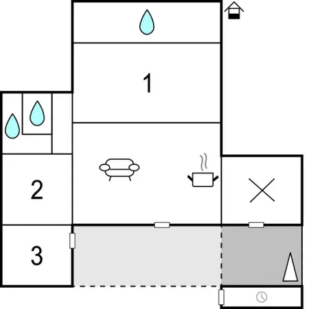Maison 6 personnes à St. Julien de Peyrolas - Photo 21