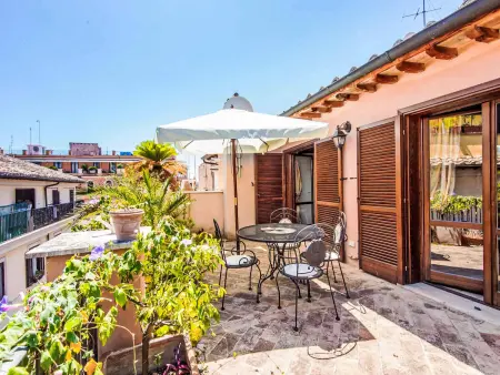 Charming Terrace, Appartement 3 personnes à Rome: Centro Storico - Photo 1